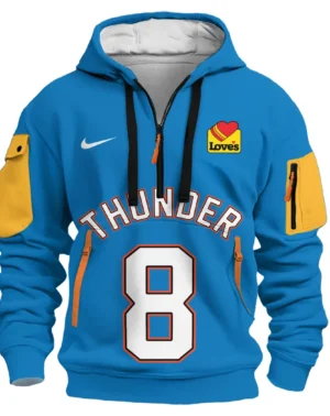 Jalen Williams Basketball Hoodie Half Zipper NBA 2025 For Fan Jalen Williams HVN1026THDJW052825HODZ