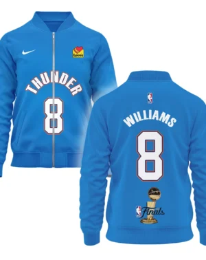 Jaylin Williams Bomber Jacket NBA 2025 For Fan Jaylin Williams HVN1087JW062325BOB