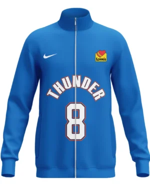 Jaylin Williams Stand Collar Jacket NBA 2025 For Fan Jaylin Williams HVN1087JW062325SCJ