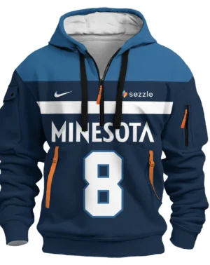 Josh Minott Basketball Hoodie Half Zipper NBA 2025 For Fan Josh Minott HVN1026TWJI052825HODZ