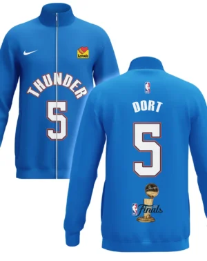 Luguentz Dort Stand Collar Jacket NBA 2025 For Fan Luguentz Dort HVN1087LD062325SCJ
