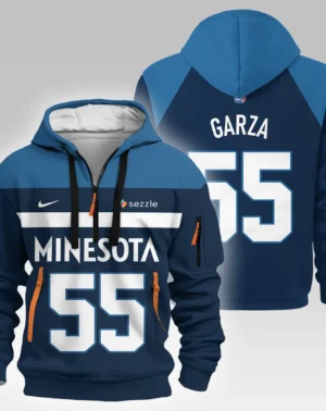 Luka Garza Basketball Hoodie Half Zipper NBA 2025 For Fan Luka Garza HVN1026TWLG052825HODZ