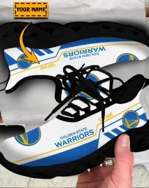 Max Soul Shoes, Exclusive Logo Sneakers For Fans Basketball PTS000NBA081525GSW1 – Black