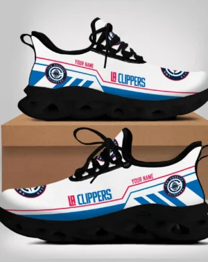 Max Soul Shoes, Exclusive Logo Sneakers For Fans Basketball PTS000NBA081525LAC1 – Black