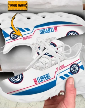 Max Soul Shoes, Exclusive Logo Sneakers For Fans Basketball PTS000NBA081525LAC1 – White