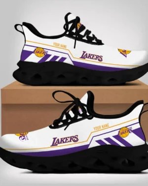 Max Soul Shoes, Exclusive Logo Sneakers For Fans Basketball PTS000NBA081525LAL1 – Black