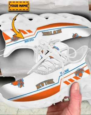 Max Soul Shoes, Exclusive Logo Sneakers For Fans Basketball PTS000NBA081525NYK1 – White