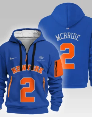 Miles McBride Basketball Hoodie Half Zipper NBA 2025 For Fan Miles McBride HVN1026NKMMB052825HODZ