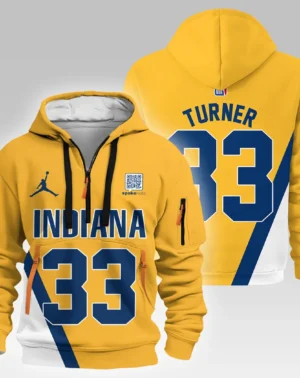 Myles Turner Basketball Hoodie Half Zipper NBA 2025 For Fan Myles Turner HVN1026PCMT052825HODZ