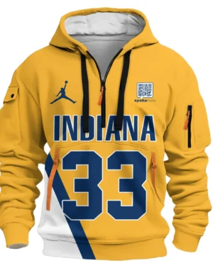 Myles Turner Basketball Hoodie Half Zipper NBA 2025 For Fan Myles Turner HVN1026PCMT052825HODZ