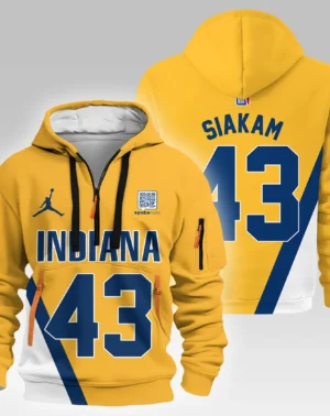 Pascal Siakam Basketball Hoodie Half Zipper NBA 2025 For Fan Pascal Siakam HVN1026PCPS052825HODZ