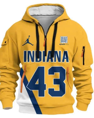Pascal Siakam Basketball Hoodie Half Zipper NBA 2025 For Fan Pascal Siakam HVN1026PCPS052825HODZ