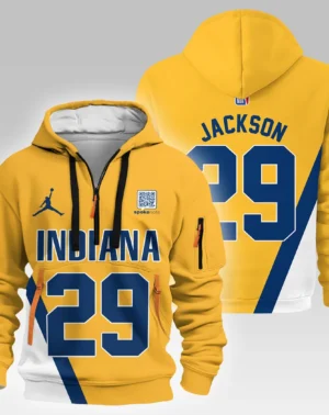 Quenton Jackson Basketball Hoodie Half Zipper NBA 2025 For Fan Quenton Jackson HVN1026PCQJ052825HODZ