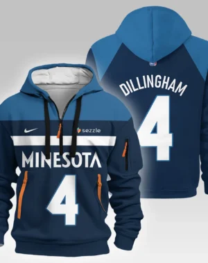 Rob Dillingham Basketball Hoodie Half Zipper NBA 2025 For Fan Rob Dillingham HVN1026TWRD052825HODZ