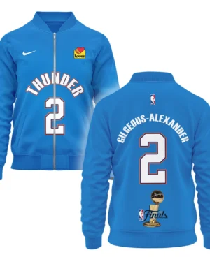Shai Gilgeous-Alexander Bomber Jacket NBA 2025 For Fan Shai Gilgeous-Alexander HVN1087SGA062325BOB