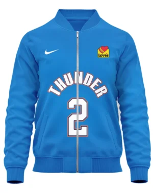 Shai Gilgeous-Alexander Bomber Jacket NBA 2025 For Fan Shai Gilgeous-Alexander HVN1087SGA062325BOB