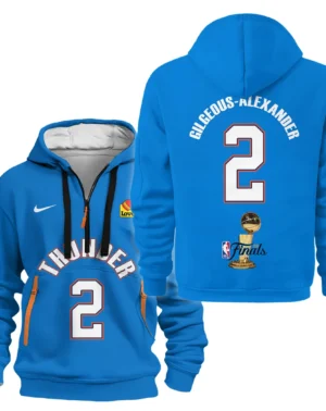Shai Gilgeous-Alexander Hoodie Half Zipper NBA 2025 For Fan Shai Gilgeous-Alexander HVN1087SGA062325HODZ