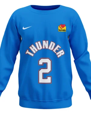 Shai Gilgeous-Alexander Sweatshirt NBA 2025 For Fan Shai Gilgeous-Alexander HVN1087SGA062325SW