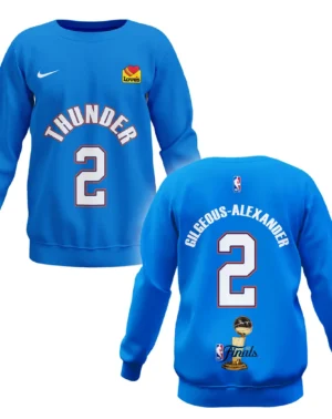 Shai Gilgeous-Alexander Sweatshirt NBA 2025 For Fan Shai Gilgeous-Alexander HVN1087SGA062325SW