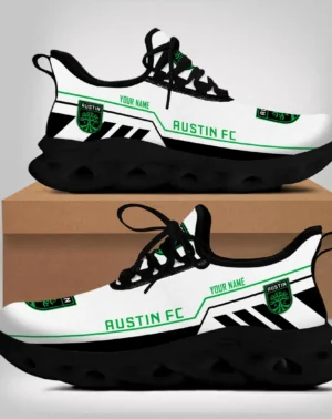 Soccer Club Max Soul Shoes, Exclusive Logo Sneakers For Fans PTS000MLS082025AFC1 – Black