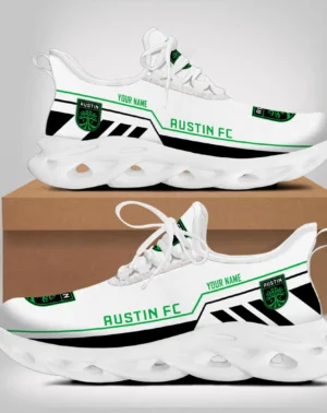 Soccer Club Max Soul Shoes, Exclusive Logo Sneakers For Fans PTS000MLS082025AFC1 – White