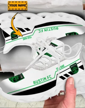 Soccer Club Max Soul Shoes, Exclusive Logo Sneakers For Fans PTS000MLS082025AFC1 – White