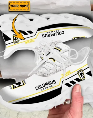 Soccer Club Max Soul Shoes, Exclusive Logo Sneakers For Fans PTS000MLS082025CC1 – White