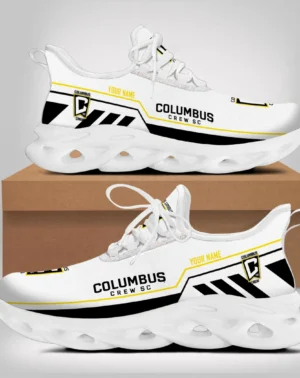 Soccer Club Max Soul Shoes, Exclusive Logo Sneakers For Fans PTS000MLS082025CC1 – White