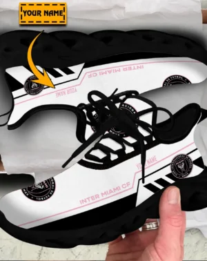 Soccer Club Max Soul Shoes, Exclusive Logo Sneakers For Fans PTS000MLS082025IMCF1 – Black