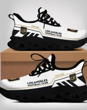 Soccer Club Max Soul Shoes, Exclusive Logo Sneakers For Fans PTS000MLS082025LAFC1 – Black