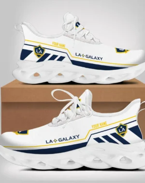 Soccer Club Max Soul Shoes, Exclusive Logo Sneakers For Fans PTS000MLS082025LAG1 – White