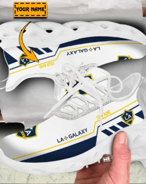 Soccer Club Max Soul Shoes, Exclusive Logo Sneakers For Fans PTS000MLS082025LAG1 – White