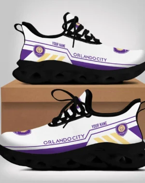 Soccer Club Max Soul Shoes, Exclusive Logo Sneakers For Fans PTS000MLS082025OC1 – Black