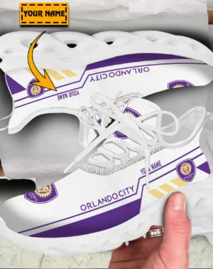 Soccer Club Max Soul Shoes, Exclusive Logo Sneakers For Fans PTS000MLS082025OC1 – White