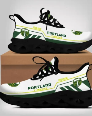 Soccer Club Max Soul Shoes, Exclusive Logo Sneakers For Fans PTS000MLS082025PT1 – Black