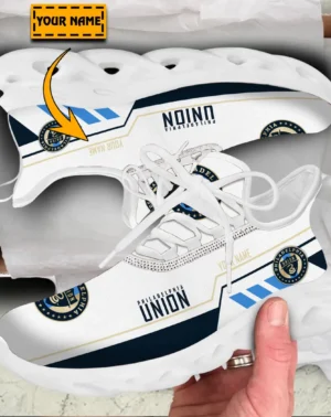 Soccer Club Max Soul Shoes, Exclusive Logo Sneakers For Fans PTS000MLS082025PU1 – White