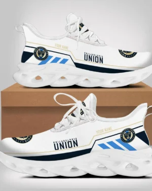 Soccer Club Max Soul Shoes, Exclusive Logo Sneakers For Fans PTS000MLS082025PU1 – White