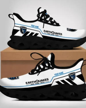 Soccer Club Max Soul Shoes, Exclusive Logo Sneakers For Fans PTS000MLS082025SJE1 – Black