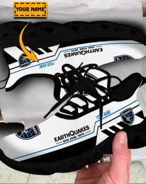 Soccer Club Max Soul Shoes, Exclusive Logo Sneakers For Fans PTS000MLS082025SJE1 – Black