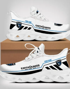 Soccer Club Max Soul Shoes, Exclusive Logo Sneakers For Fans PTS000MLS082025SJE1 – White