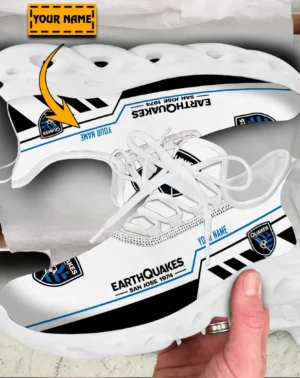 Soccer Club Max Soul Shoes, Exclusive Logo Sneakers For Fans PTS000MLS082025SJE1 – White