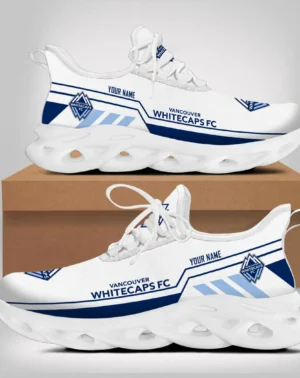 Soccer Club Max Soul Shoes, Exclusive Logo Sneakers For Fans PTS000MLS082025VWFC1 – White