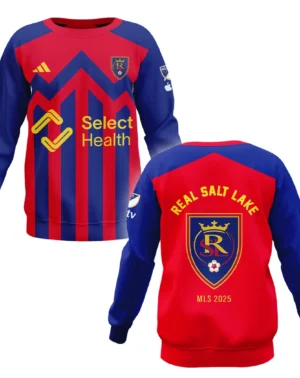 Soccer Sweatshirt MLS 2025 For Fans Sport HVN1096RSL062825SW