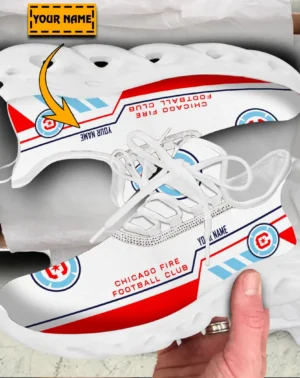 Soccer Team Max Soul Shoes, Exclusive Logo Sneakers For Fans PTS000MLS082025CFFC1 – White