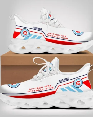 Soccer Team Max Soul Shoes, Exclusive Logo Sneakers For Fans PTS000MLS082025CFFC1 – White