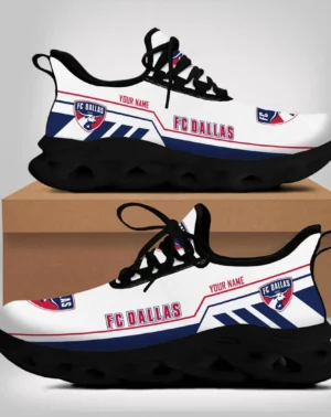 Soccer Team Max Soul Shoes, Exclusive Logo Sneakers For Fans PTS000MLS082025FCD1 – Black