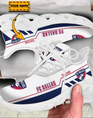 Soccer Team Max Soul Shoes, Exclusive Logo Sneakers For Fans PTS000MLS082025FCD1 – White