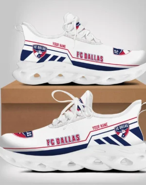 Soccer Team Max Soul Shoes, Exclusive Logo Sneakers For Fans PTS000MLS082025FCD1 – White