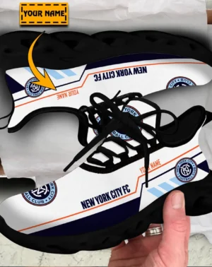 Soccer Team Max Soul Shoes, Exclusive Logo Sneakers For Fans PTS000MLS082025NYCFC1 – Black