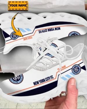 Soccer Team Max Soul Shoes, Exclusive Logo Sneakers For Fans PTS000MLS082025NYCFC1 – White